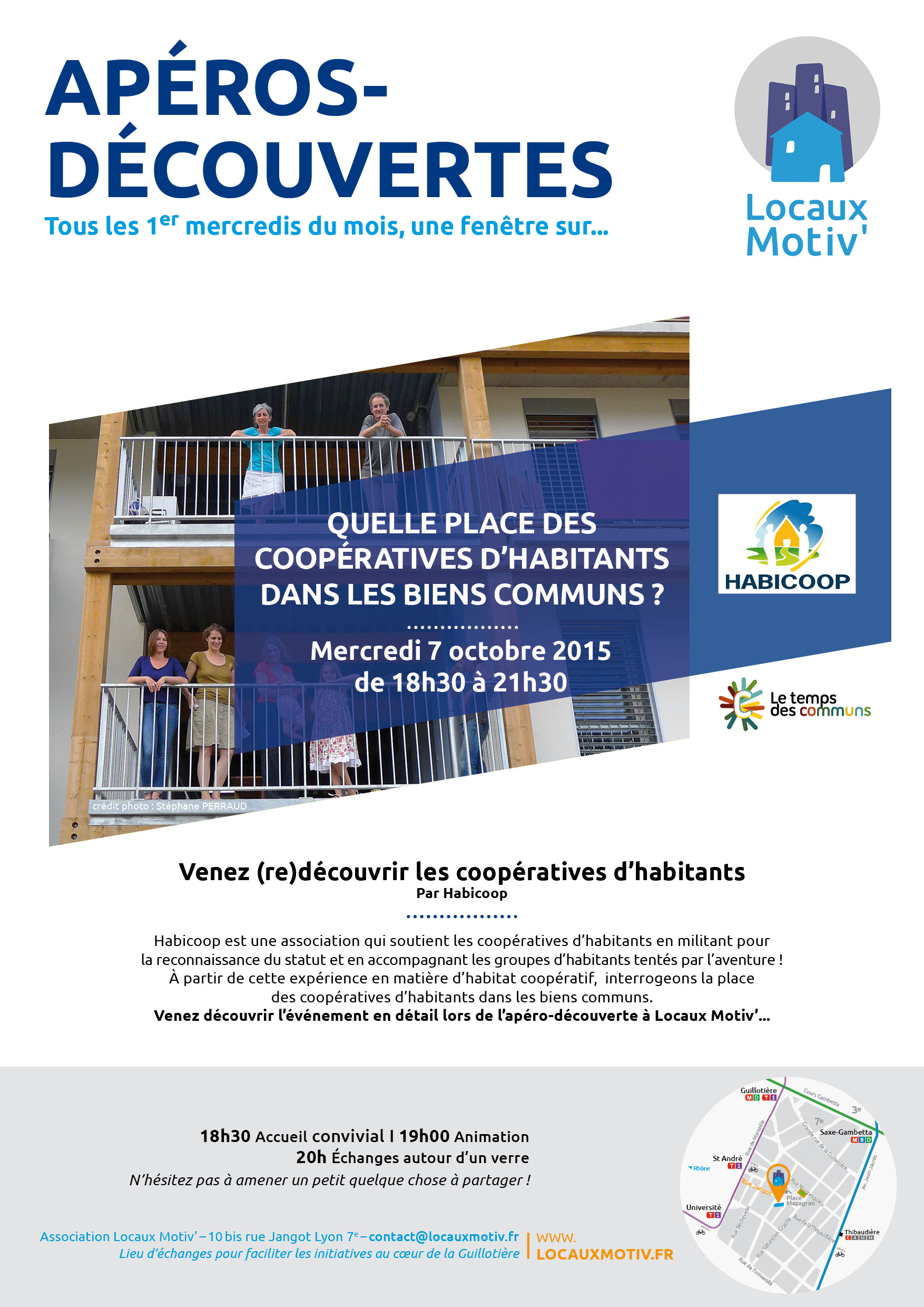 Apéro-découverte : quelle place des coopératives d'habitants dans les biens communs ?